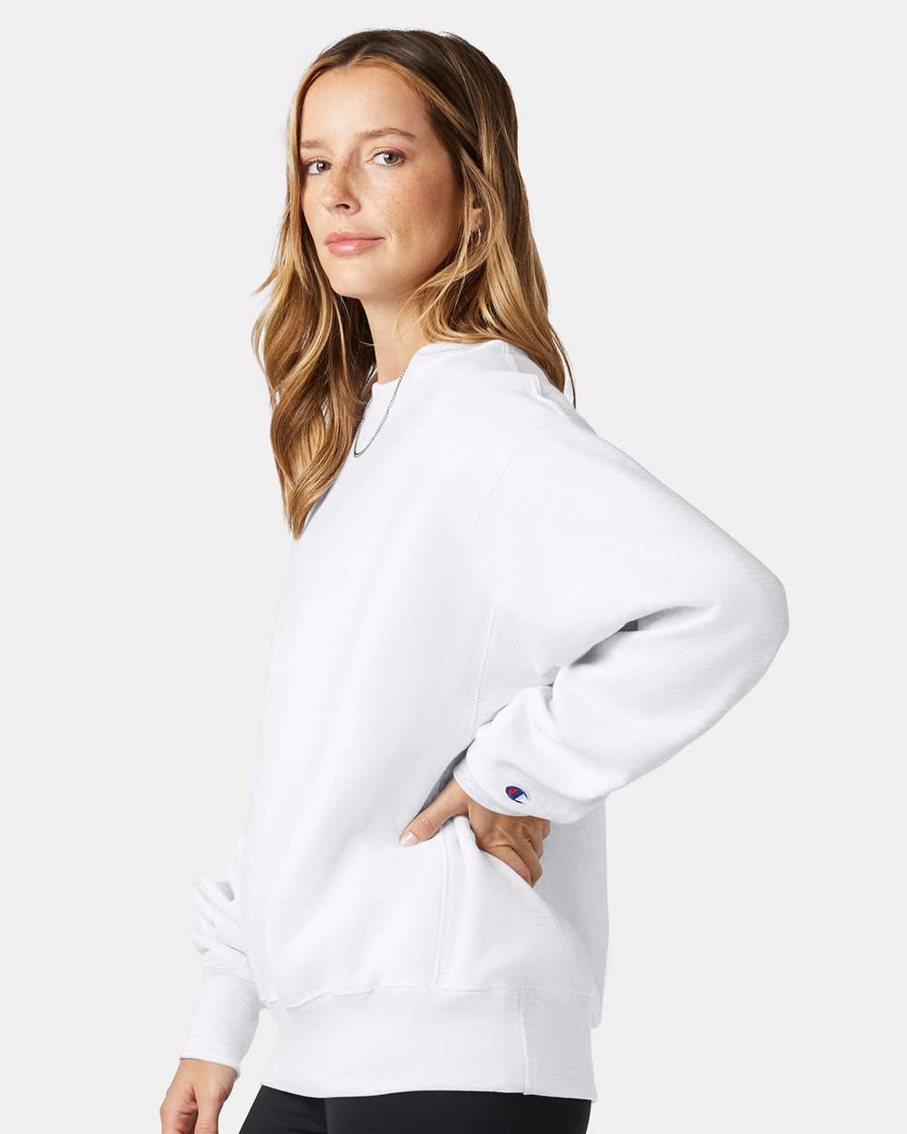 Champion Unisex Reverse Weave® Crewneck Sweatshirt - S149 White