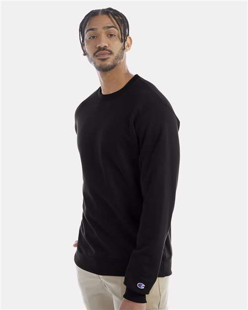 Champion Unisex Powerblend® Crewneck Sweatshirt - S600 Black