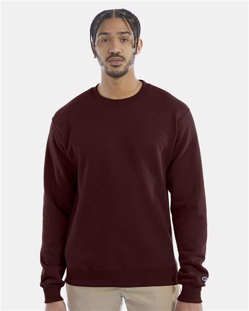 Champion Unisex Powerblend® Crewneck Sweatshirt - S600 Maroon