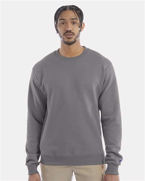 Champion Unisex Powerblend® Crewneck Sweatshirt - S600 Stone Grey