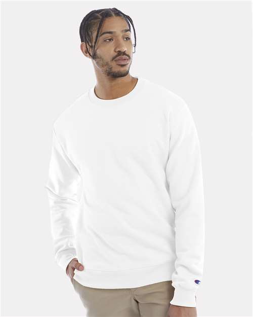 Champion Unisex Powerblend® Crewneck Sweatshirt - S600 White