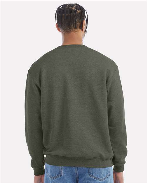 Champion Unisex Powerblend® Crewneck Sweatshirt - S600 Dark Green Heather