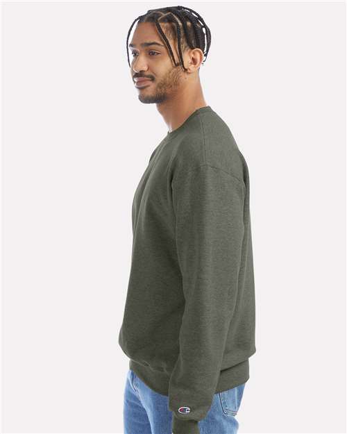 Champion Unisex Powerblend® Crewneck Sweatshirt - S600 Dark Green Heather