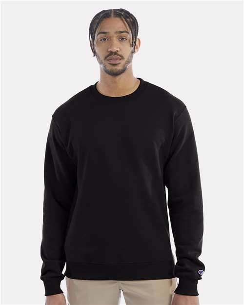 Champion Unisex Powerblend® Crewneck Sweatshirt - S600 Black