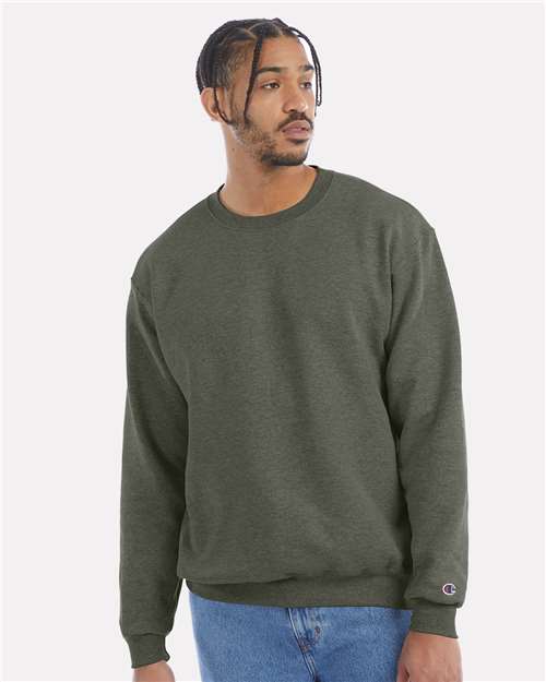 Champion Unisex Powerblend® Crewneck Sweatshirt - S600 Dark Green Heather