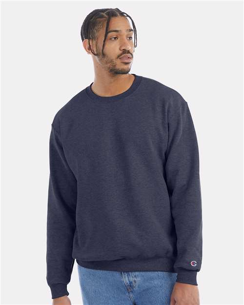 Champion Unisex Powerblend® Crewneck Sweatshirt - S600 Navy Heather