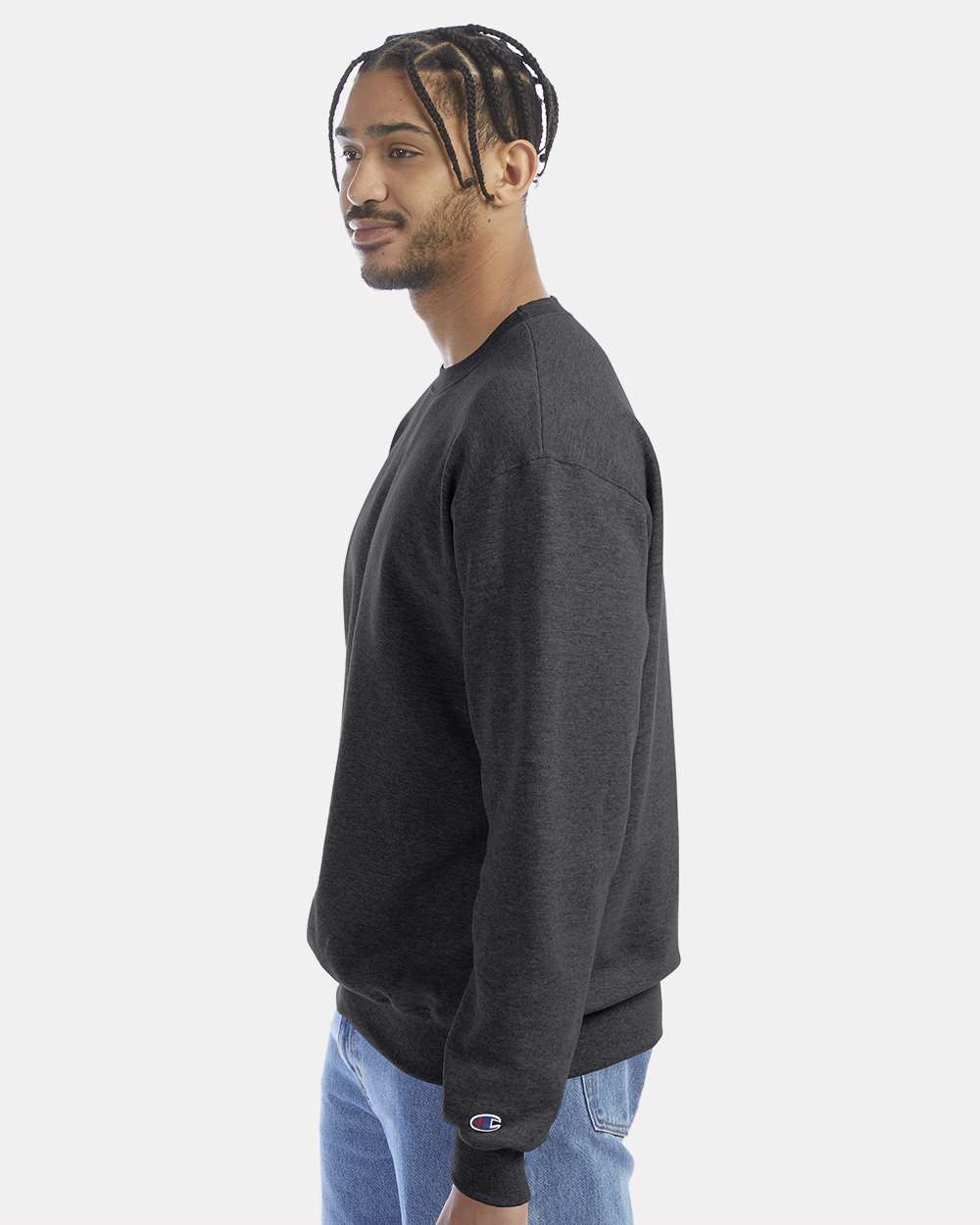 Champion Unisex Powerblend® Crewneck Sweatshirt - S600 Charcoal Heather