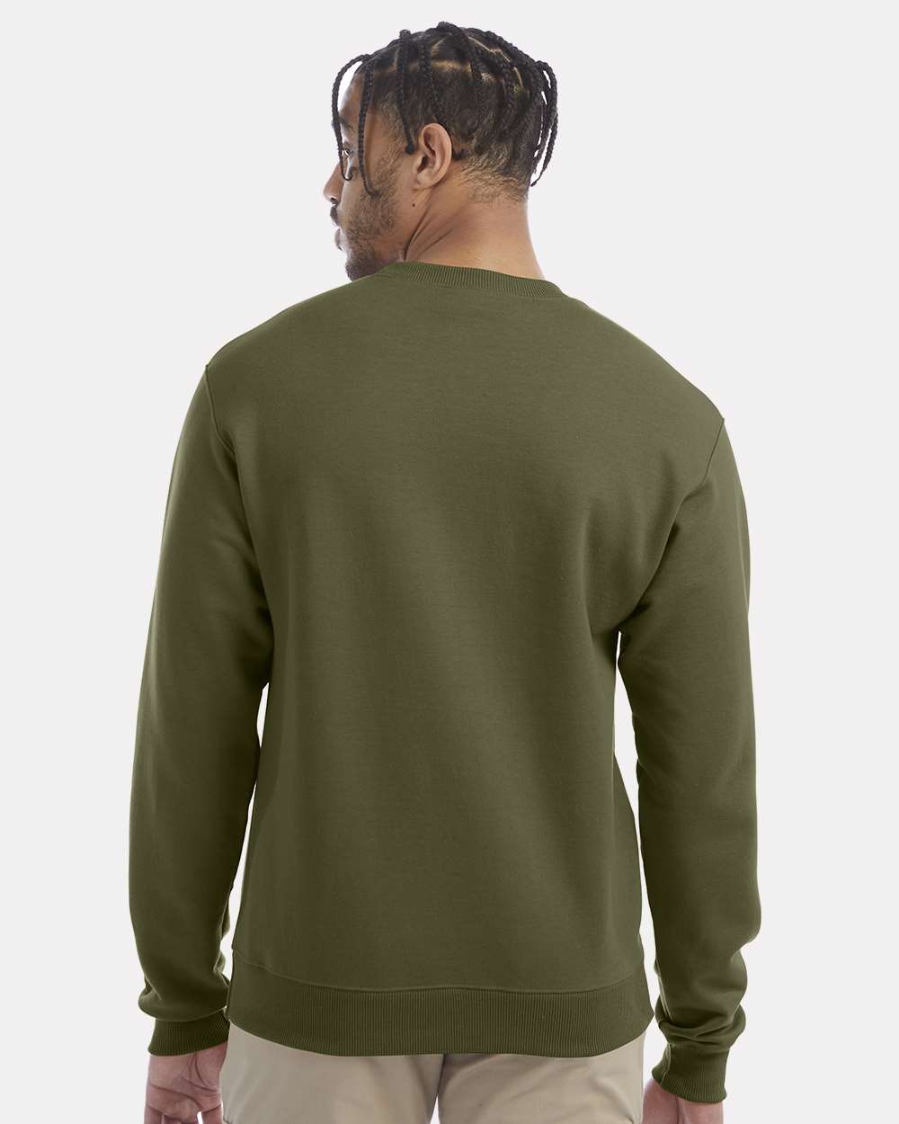 Champion Unisex Powerblend® Crewneck Sweatshirt - S600 Fresh Olive