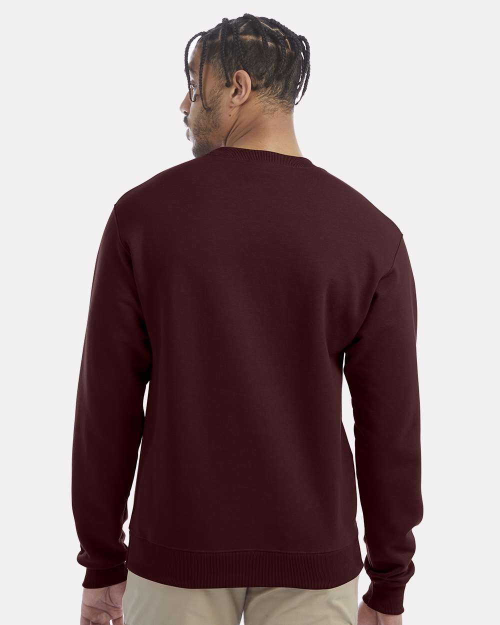 Champion Unisex Powerblend® Crewneck Sweatshirt - S600 Maroon