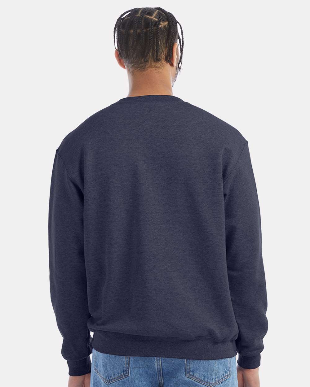 Champion Unisex Powerblend® Crewneck Sweatshirt - S600 Navy Heather