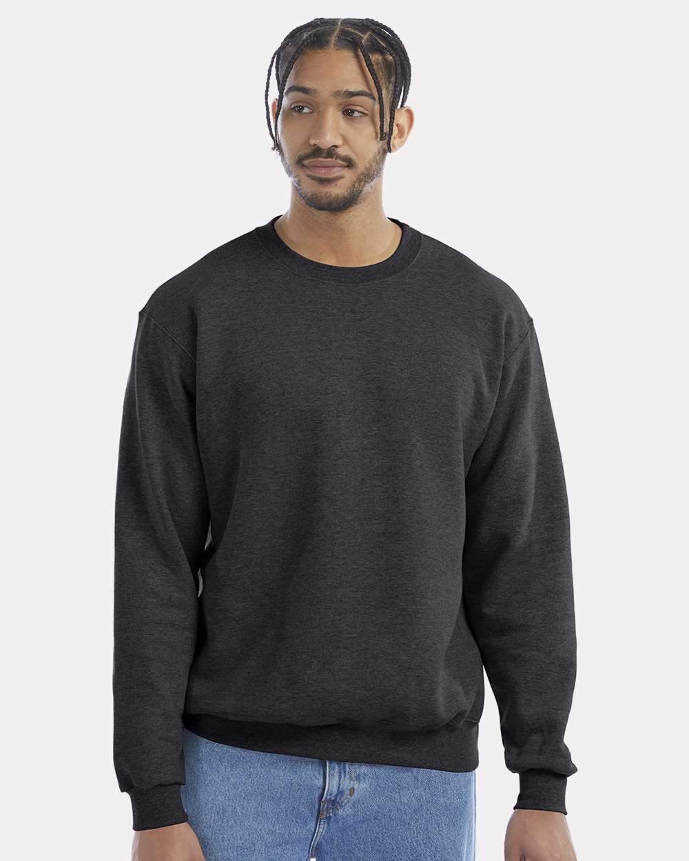 Champion Unisex Powerblend® Crewneck Sweatshirt - S600 Charcoal Heather