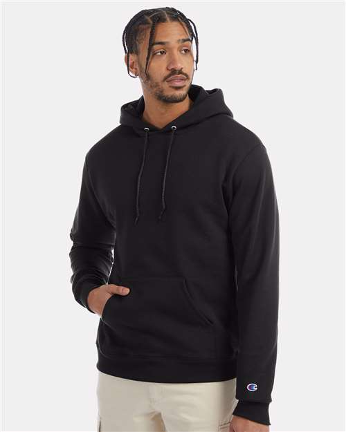 Champion Unisex Powerblend® Hooded Sweatshirt - S700 Black