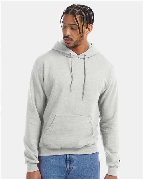 Champion Unisex Powerblend® Hooded Sweatshirt - S700 Silver Grey