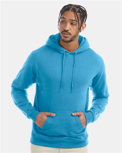 Champion Unisex Powerblend® Hooded Sweatshirt - S700 Blue Lagoon