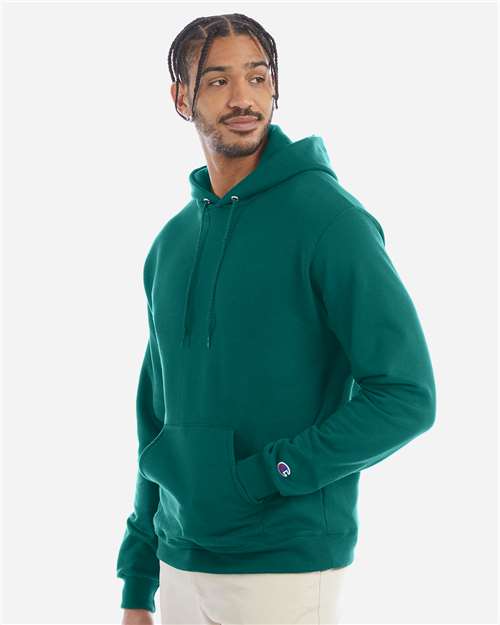 Champion Unisex Powerblend® Hooded Sweatshirt - S700 Emerald Green