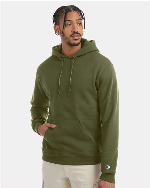 Champion Unisex Powerblend® Hooded Sweatshirt - S700 Fresh Olive