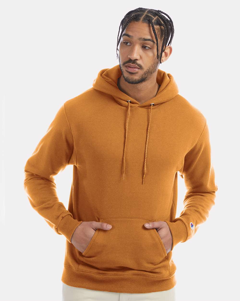 Champion Unisex Powerblend® Hooded Sweatshirt - S700 Gold Glint