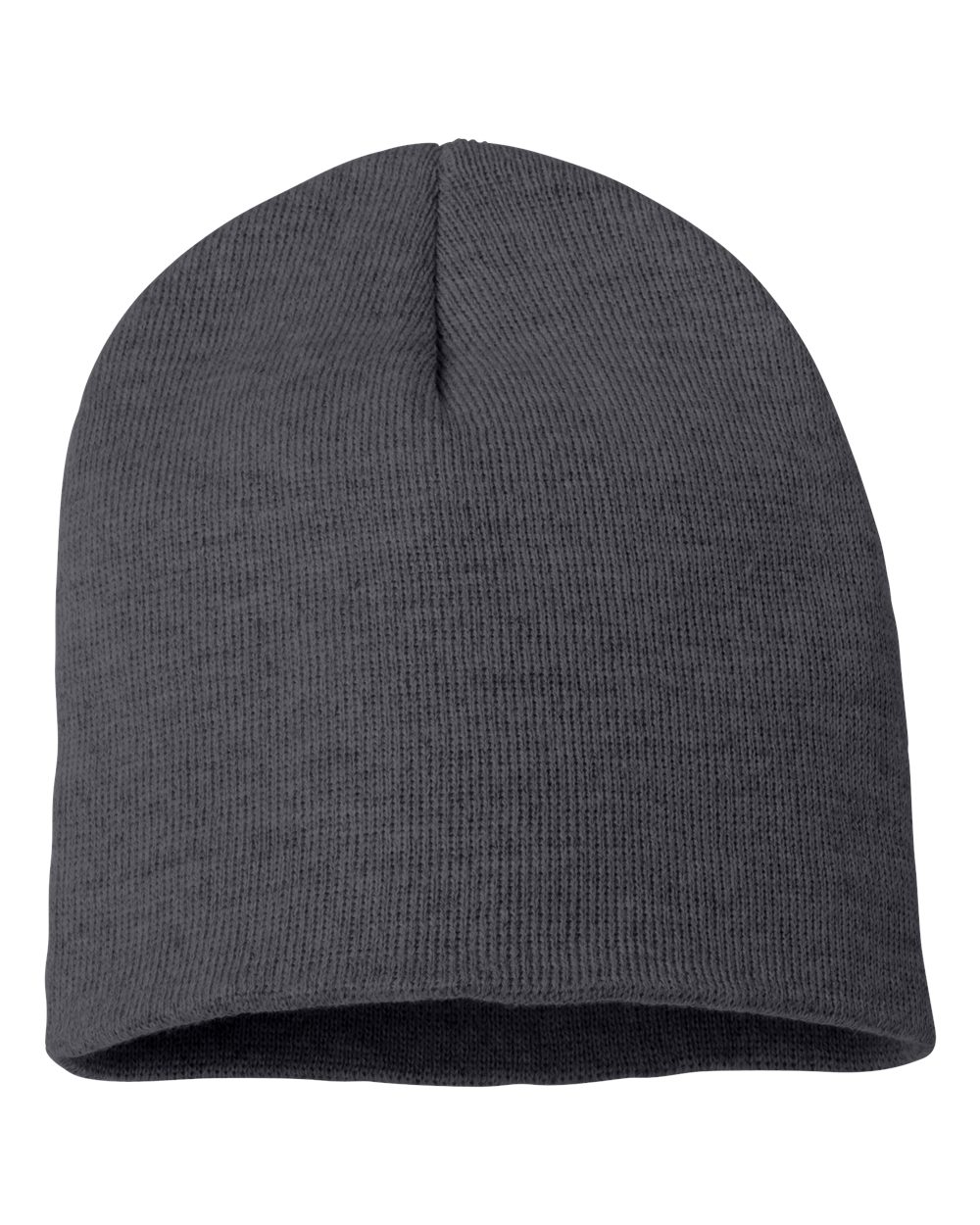 Sportsman 8" Beanie - SP08 Heather Charcoal