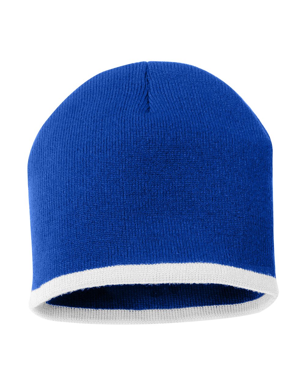 Sportsman 8" Bottom-Striped Beanie - SP09