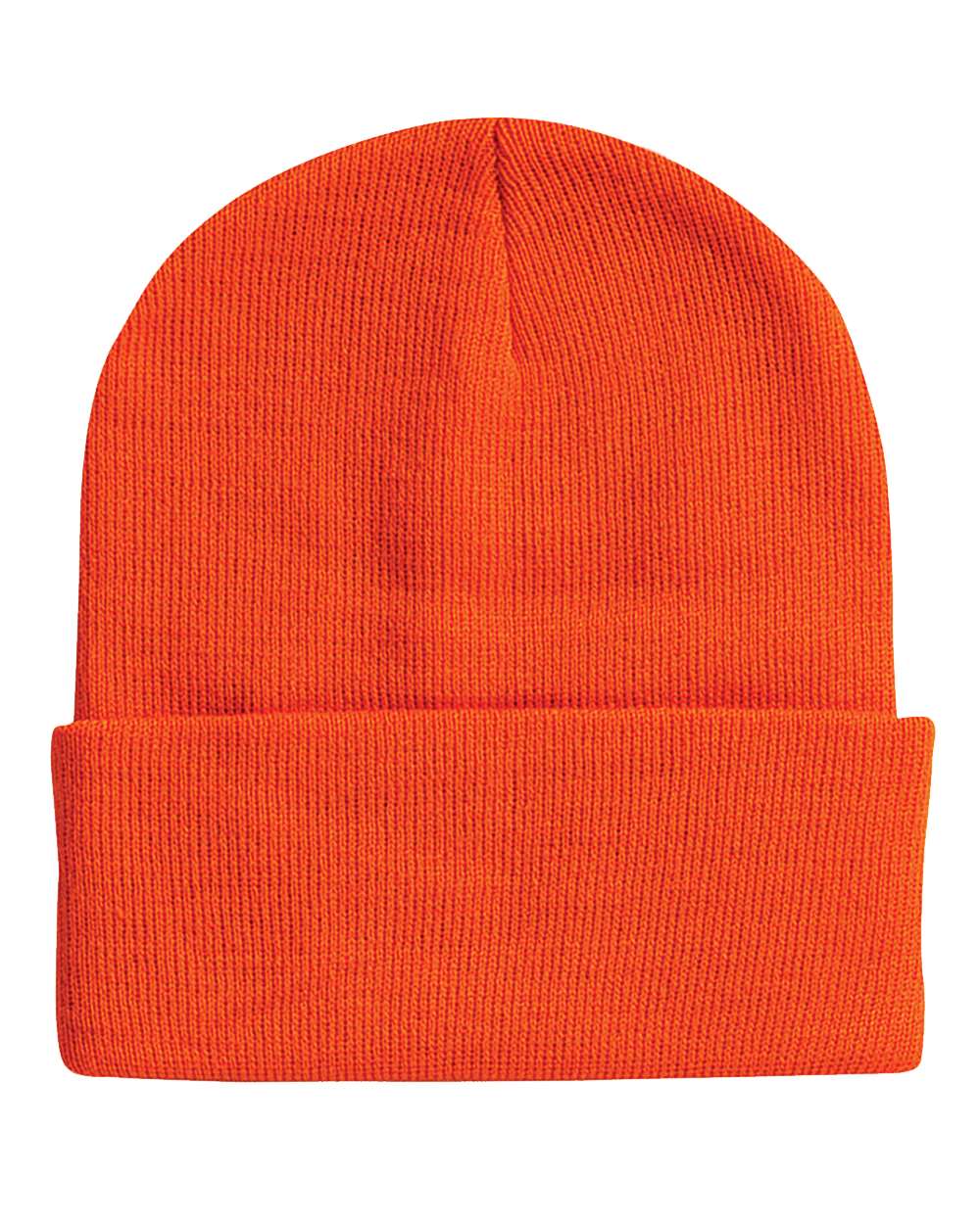 Sportsman 12" Solid Cuffed Beanie - SP12 Blaze Orange