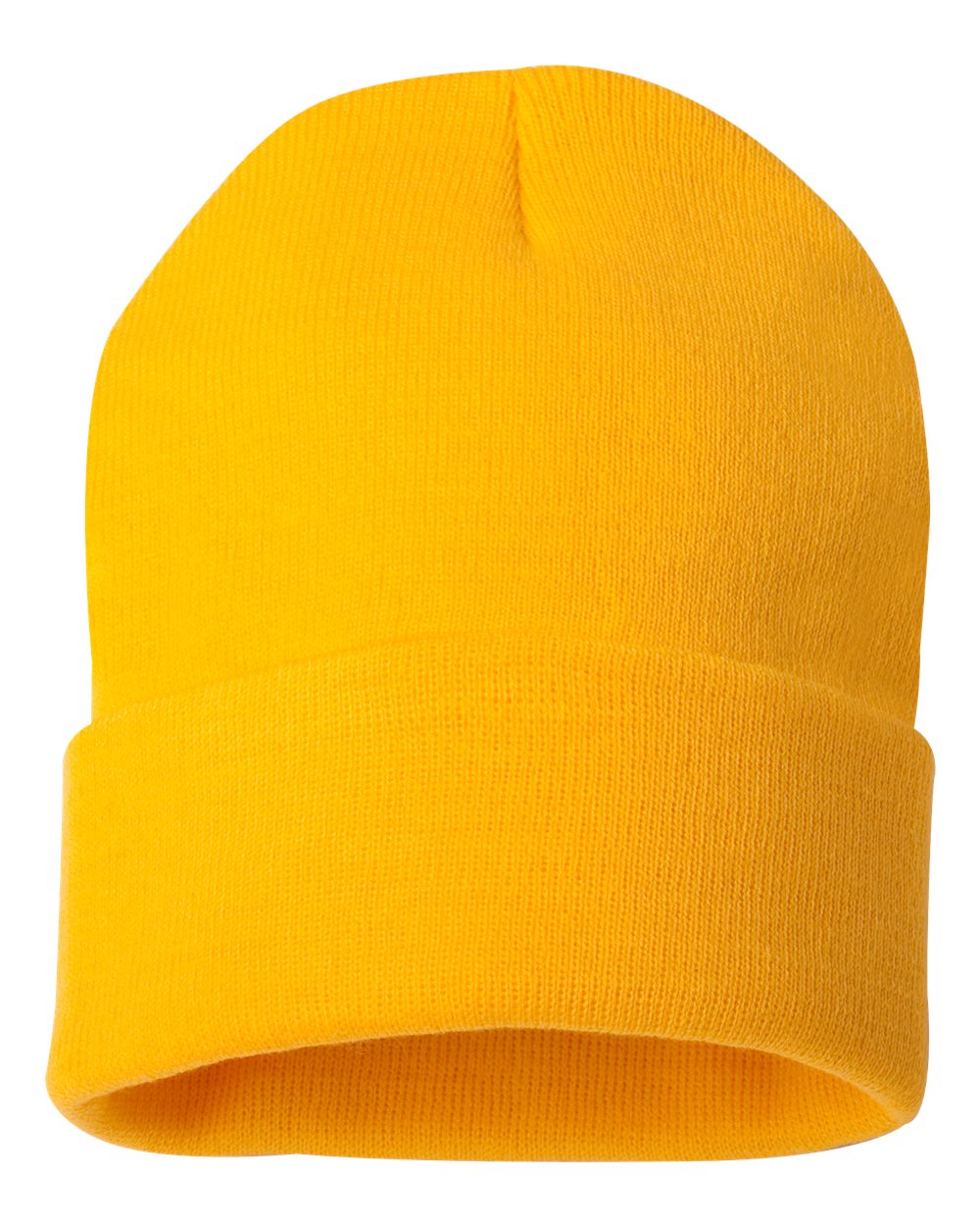 Sportsman 12" Solid Cuffed Beanie - SP12 Gold