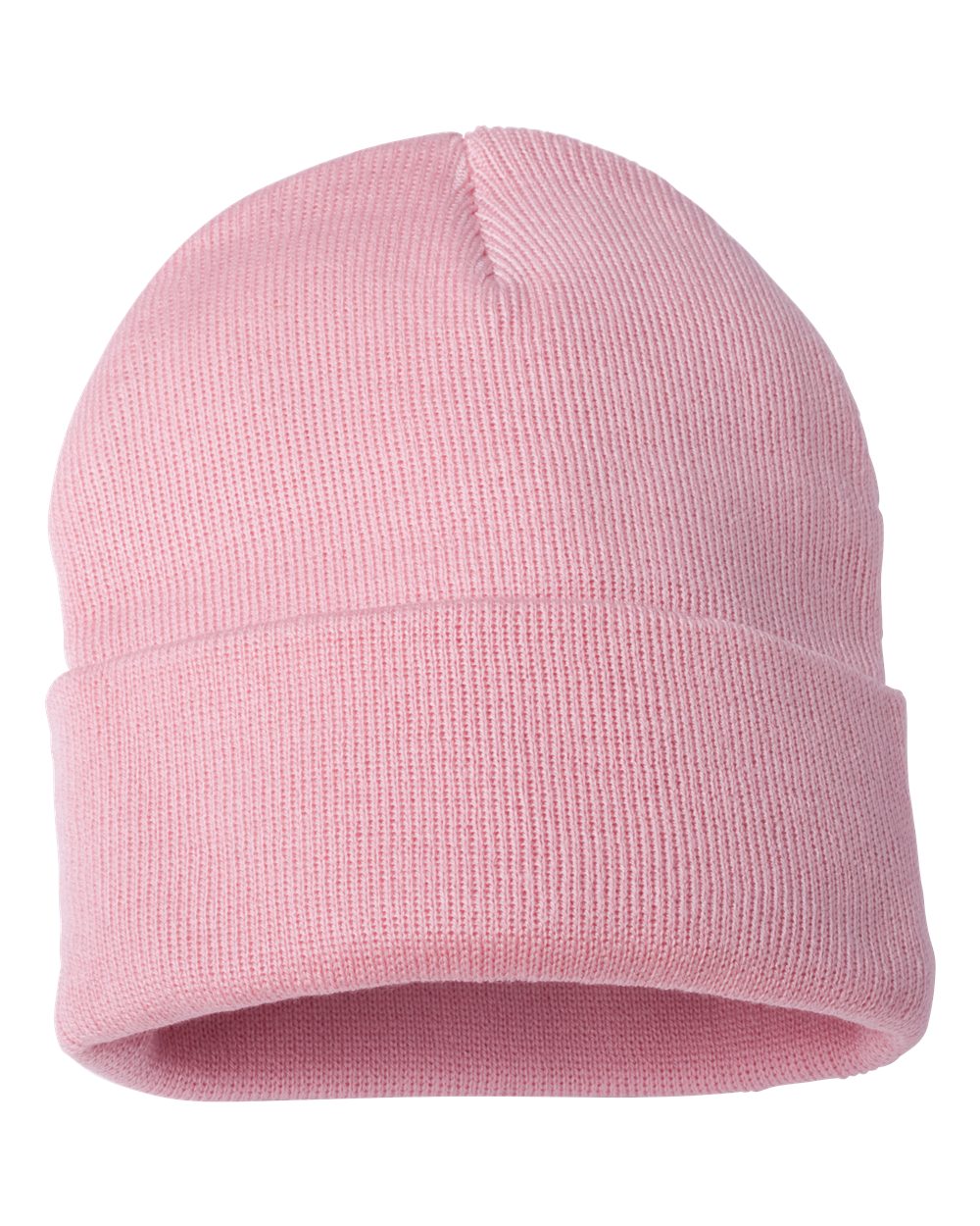 Sportsman 12" Solid Cuffed Beanie - SP12 Pink