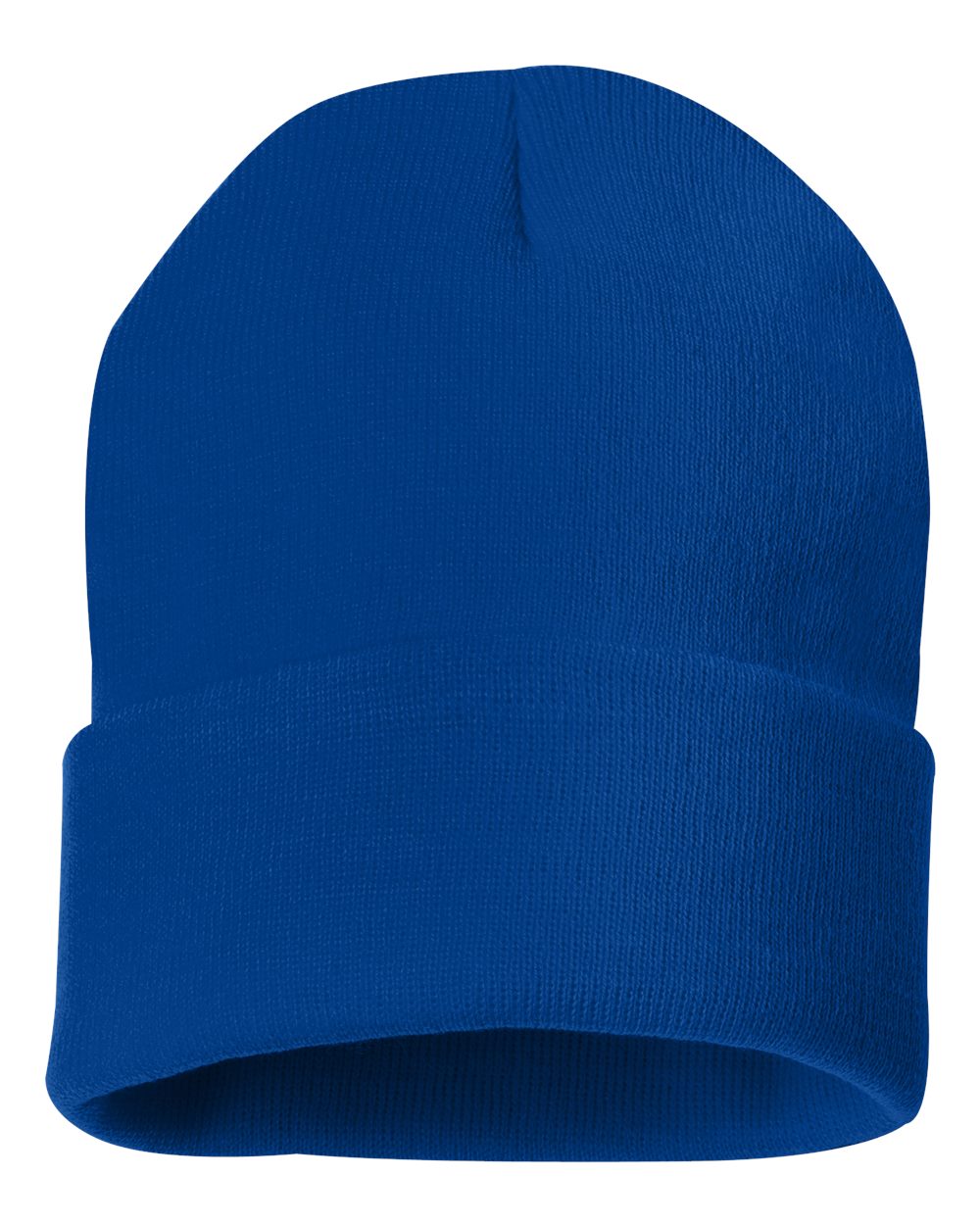 Sportsman 12" Solid Cuffed Beanie - SP12 Royal
