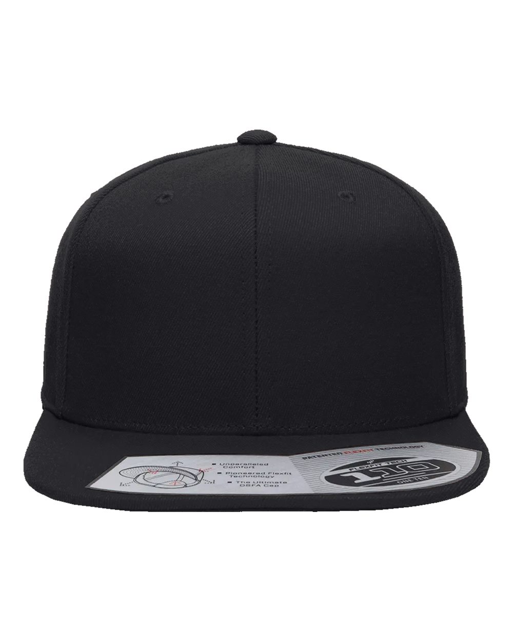 Flexfit 110® Snapback Cap - 110F Black
