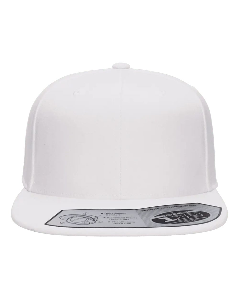 Flexfit 110® Snapback Cap - 110F White