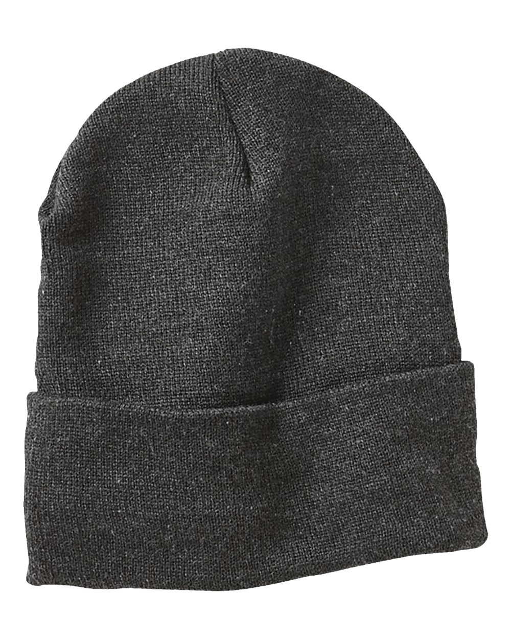 Sportsman 12" Fleece Lined Cuffed Beanie - SP12FL Heather Charcoal