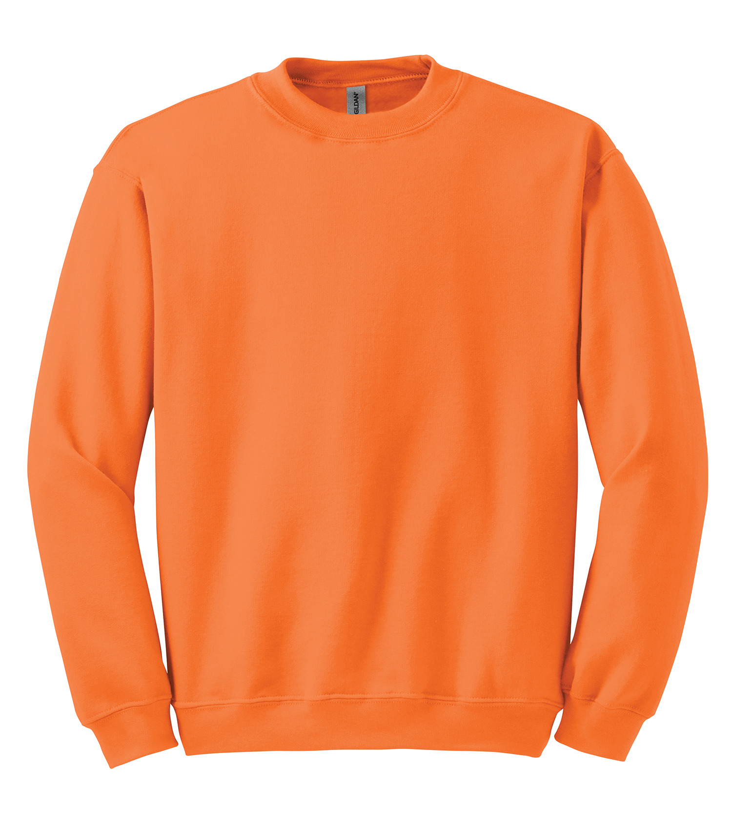 Gildanᴹᴰ GILDANᴹᴰ CHANDAIL COL ROND HEAVY BLENDᴹᶜ - 1801 Safety Orange