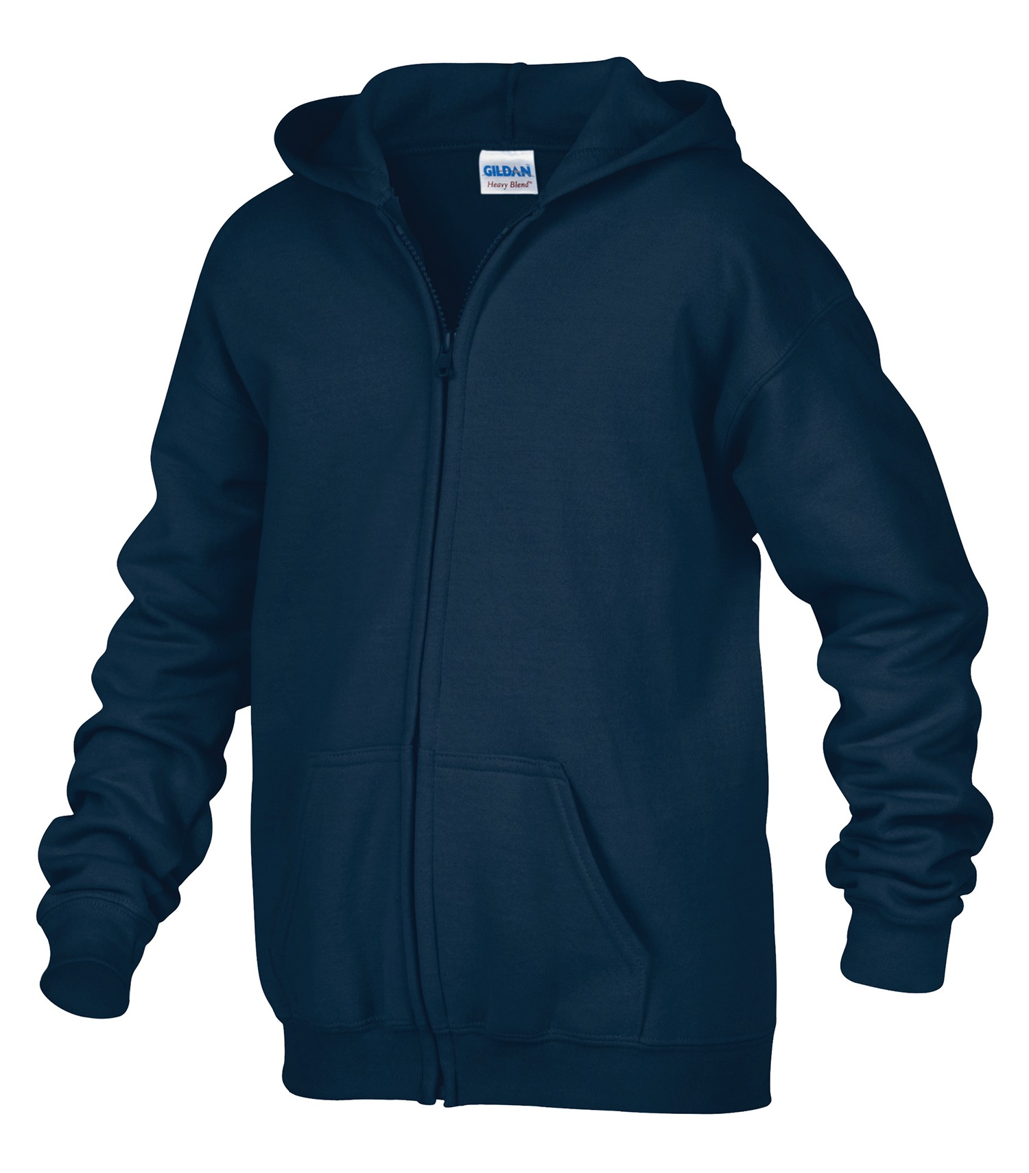 Gildanᴹᴰ GILDANᴹᴰ CHANDAIL À CAPUCHON  À GLISSIÈRE HEAVY BLENDᴹᶜ POUR JEUNES - 186B Navy