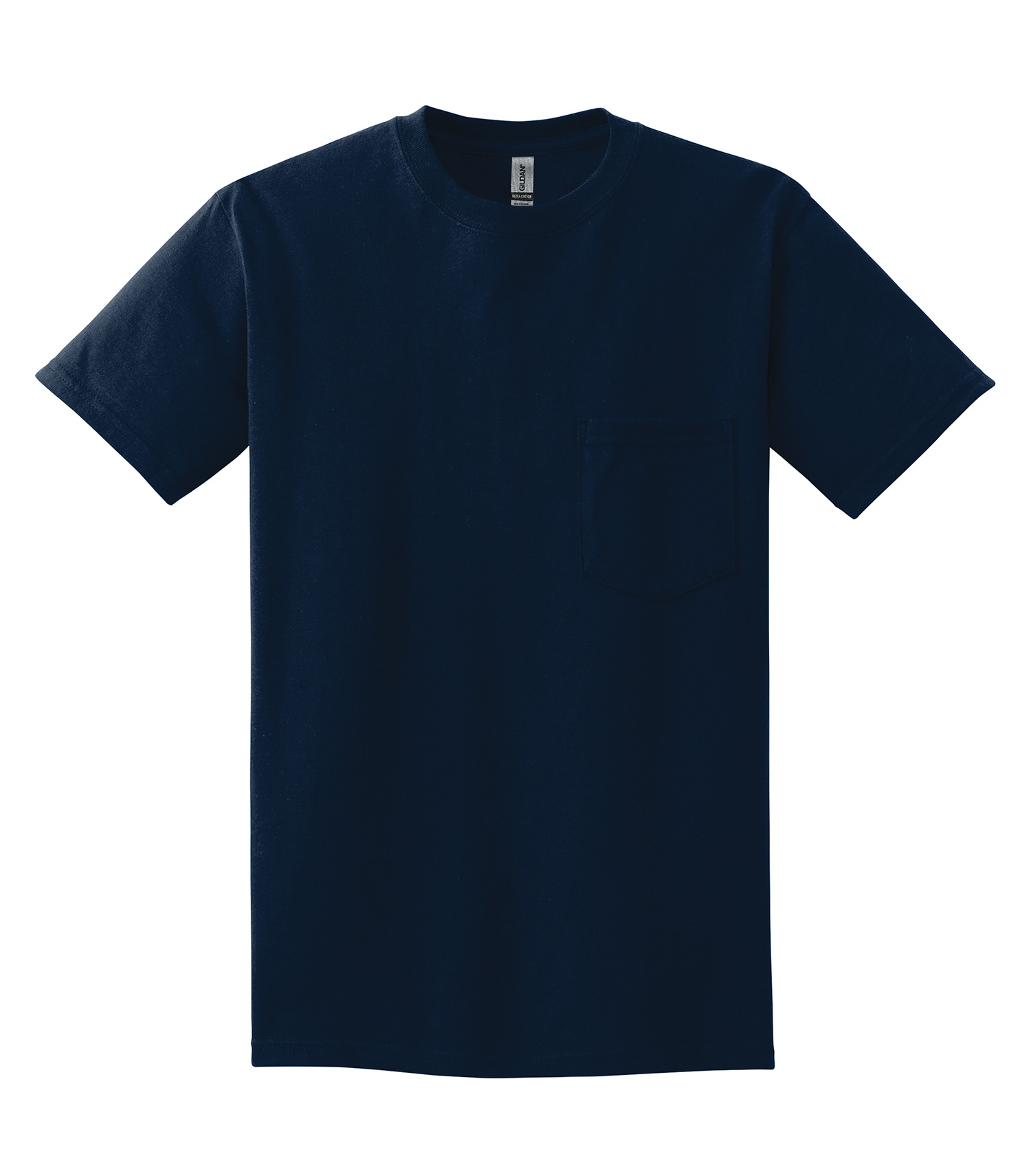 Gildanᴹᴰ GILDANᴹᴰ T-SHIRT À POCHE ULTRA COTTONᴹᴰ - 2300 Navy
