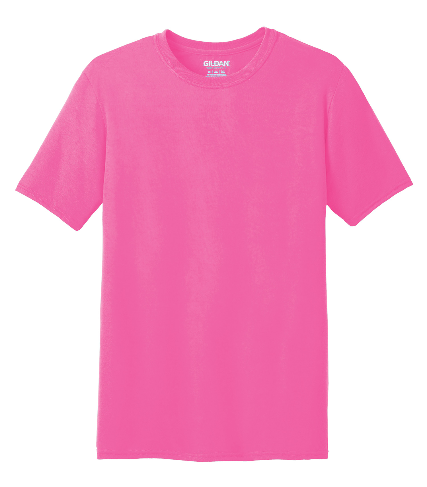 Gildanᴹᴰ GILDANᴹᴰ T-SHIRT PERFORMANCEᴹᶜ - 42000 Safety Pink