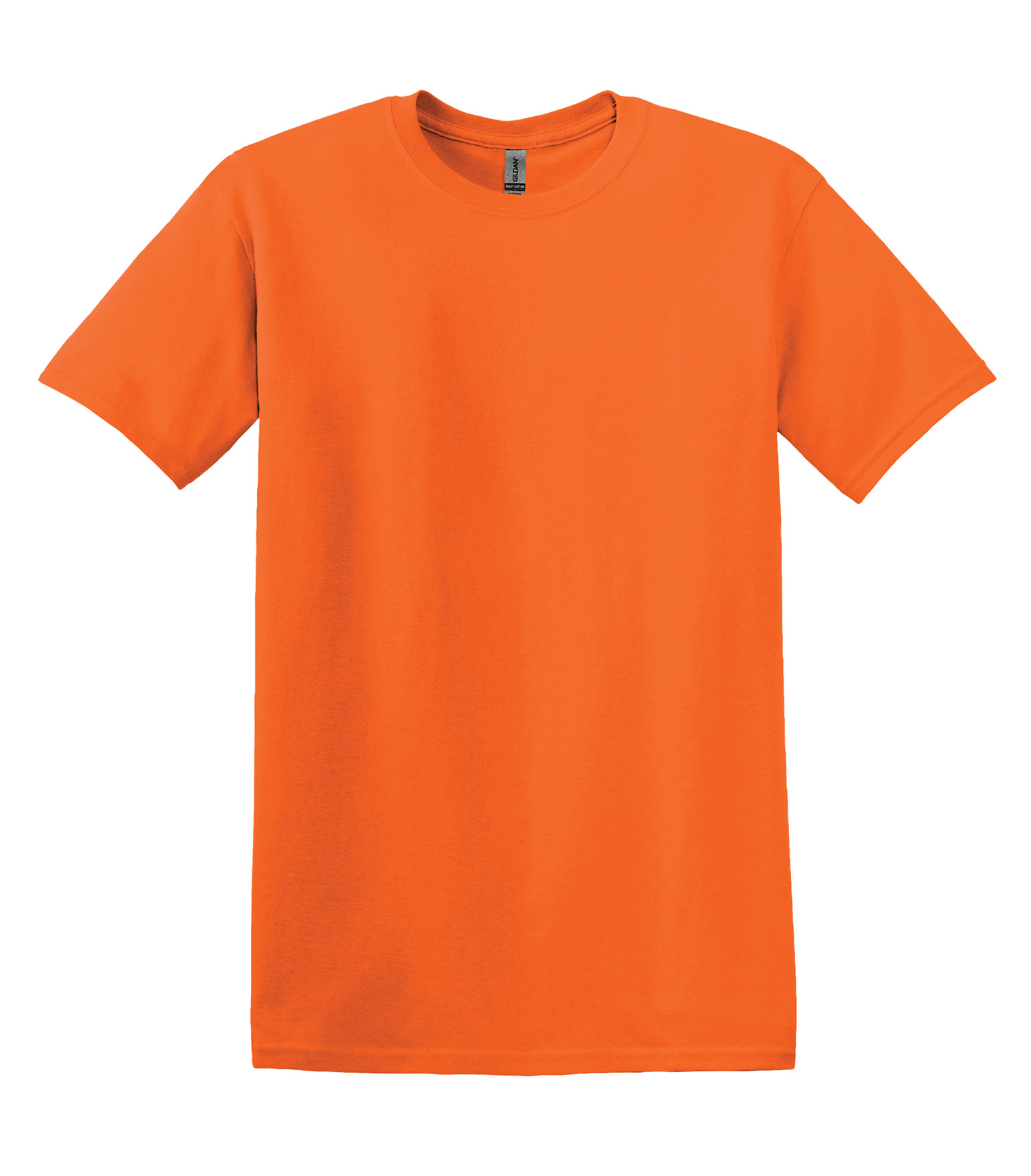 Gildanᴹᴰ GILDANᴹᴰ T-SHIRT HEAVY COTTONᴹᶜ - 5000 Safety Orange**