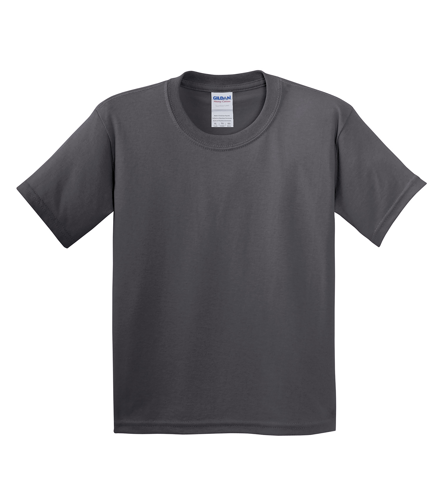 Gildanᴹᴰ GILDANᴹᴰ T-SHIRT HEAVY COTTONᴹᶜ POUR JEUNES - 500B Charcoal