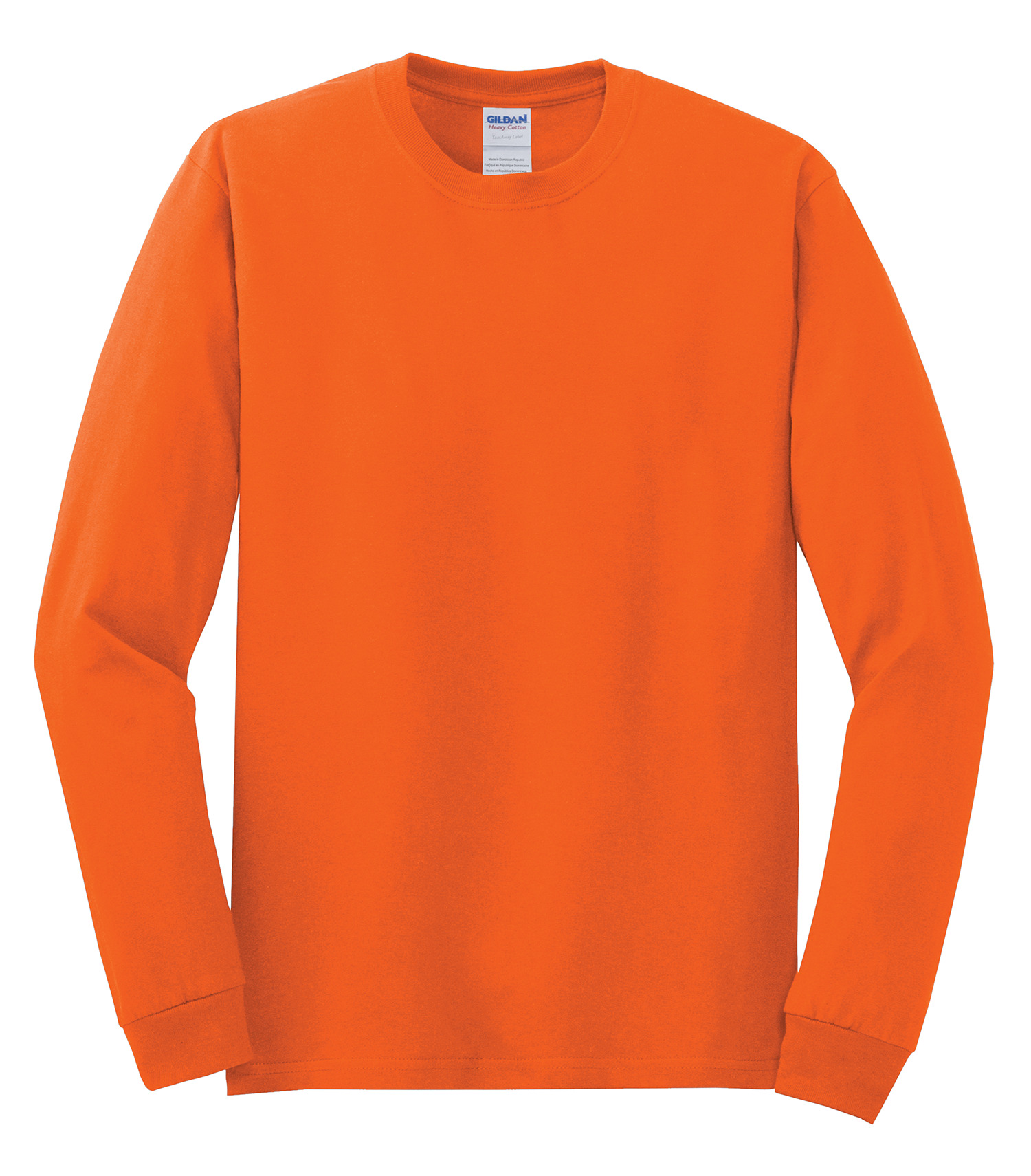 Gildanᴹᴰ GILDANᴹᴰ T-SHIRT À MANCHES LONGUES HEAVY COTTONᴹᶜ - 5400 Orange