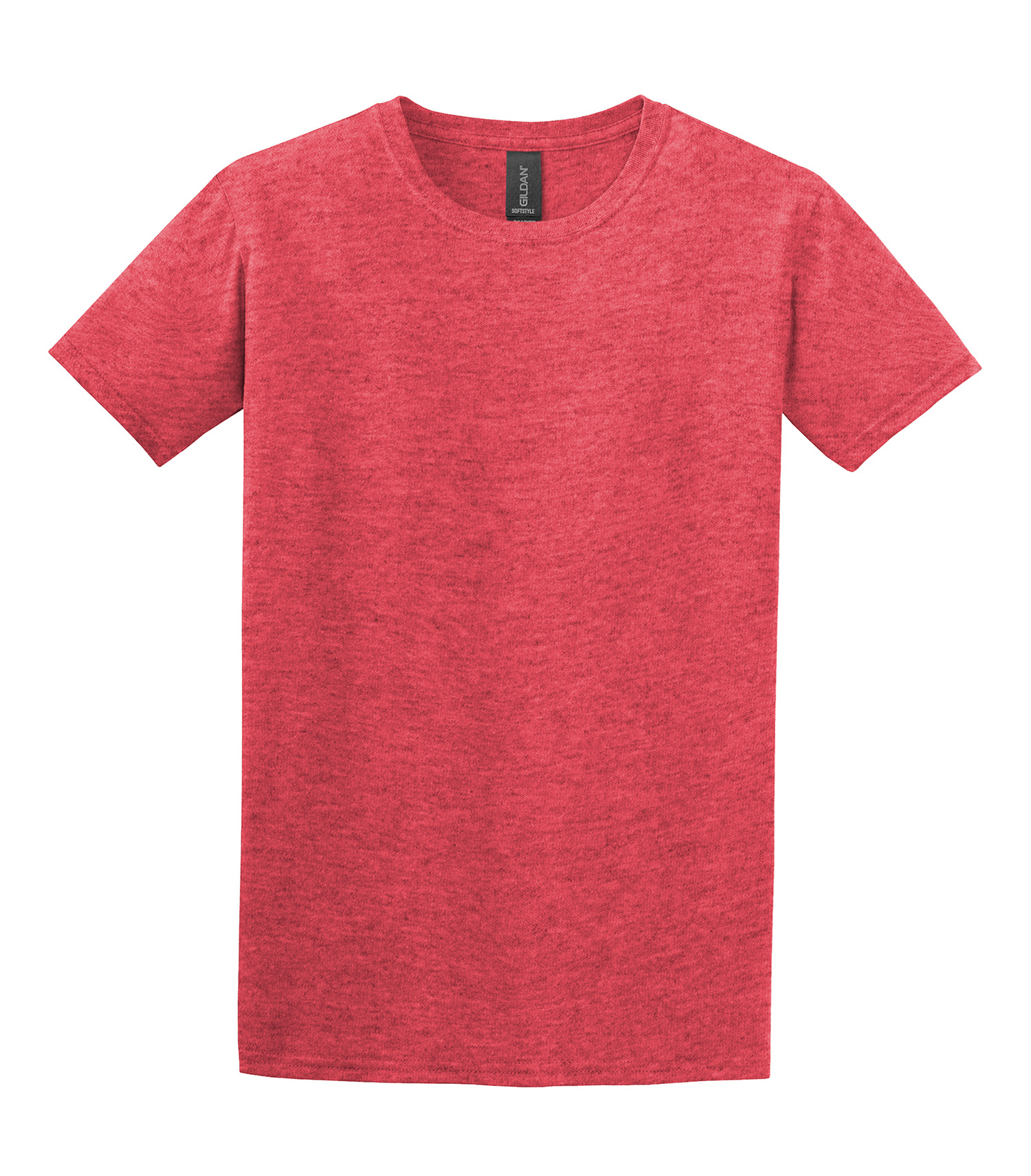 Gildanᴹᴰ GILDANᴹᴰ T-SHIRT SOFTSTYLEᴹᴰ - 6400 Heather Red**