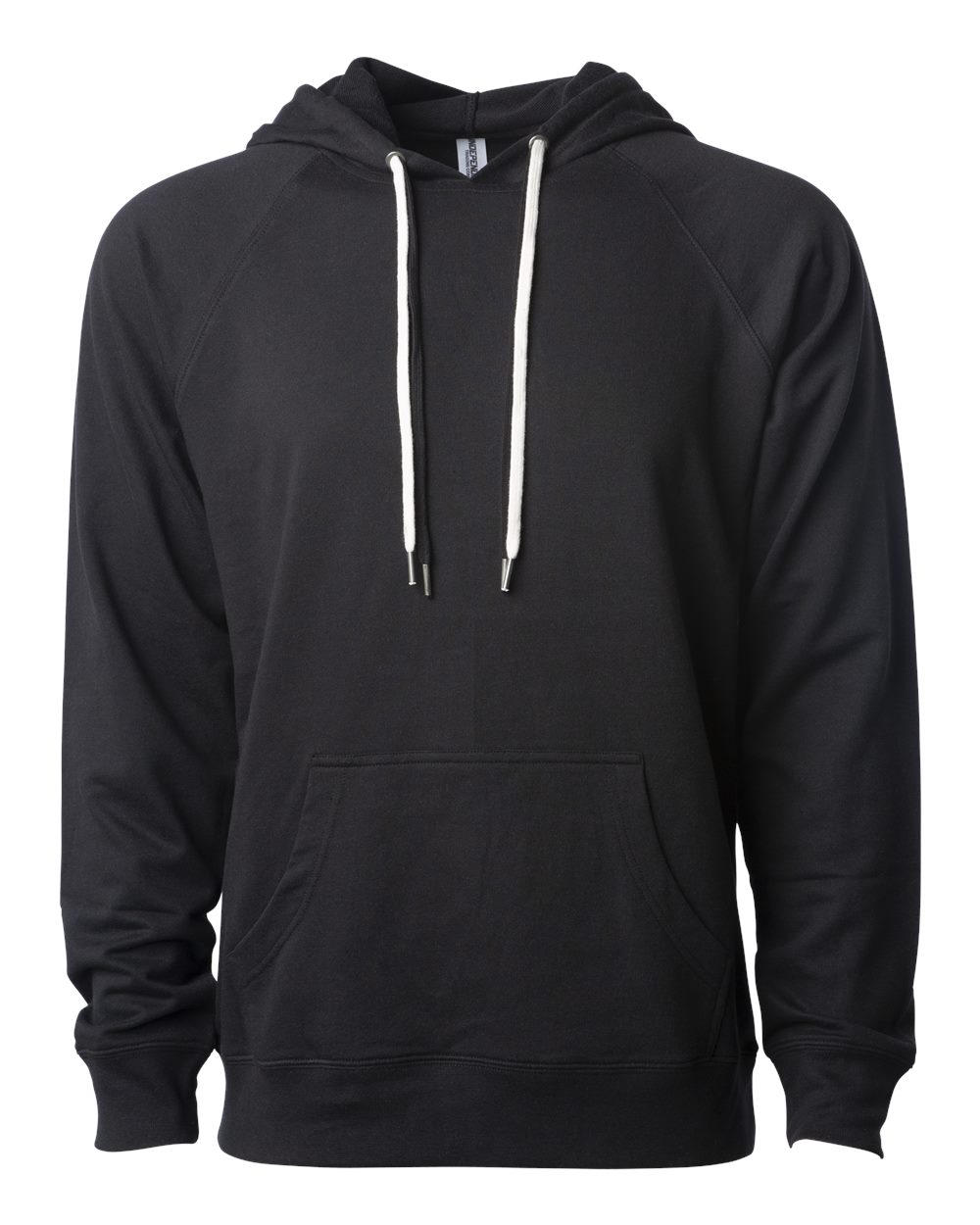 Independent Trading Co. Unisex Icon Lightweight Loopback Terry Hooded Sweatshirt - SS1000 Black