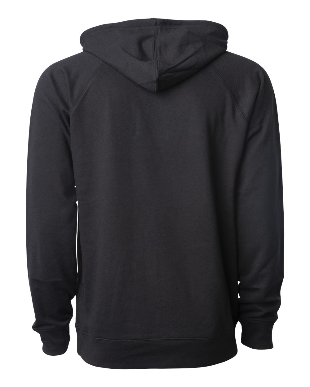 Independent Trading Co. Unisex Icon Lightweight Loopback Terry Hooded Sweatshirt - SS1000 Black