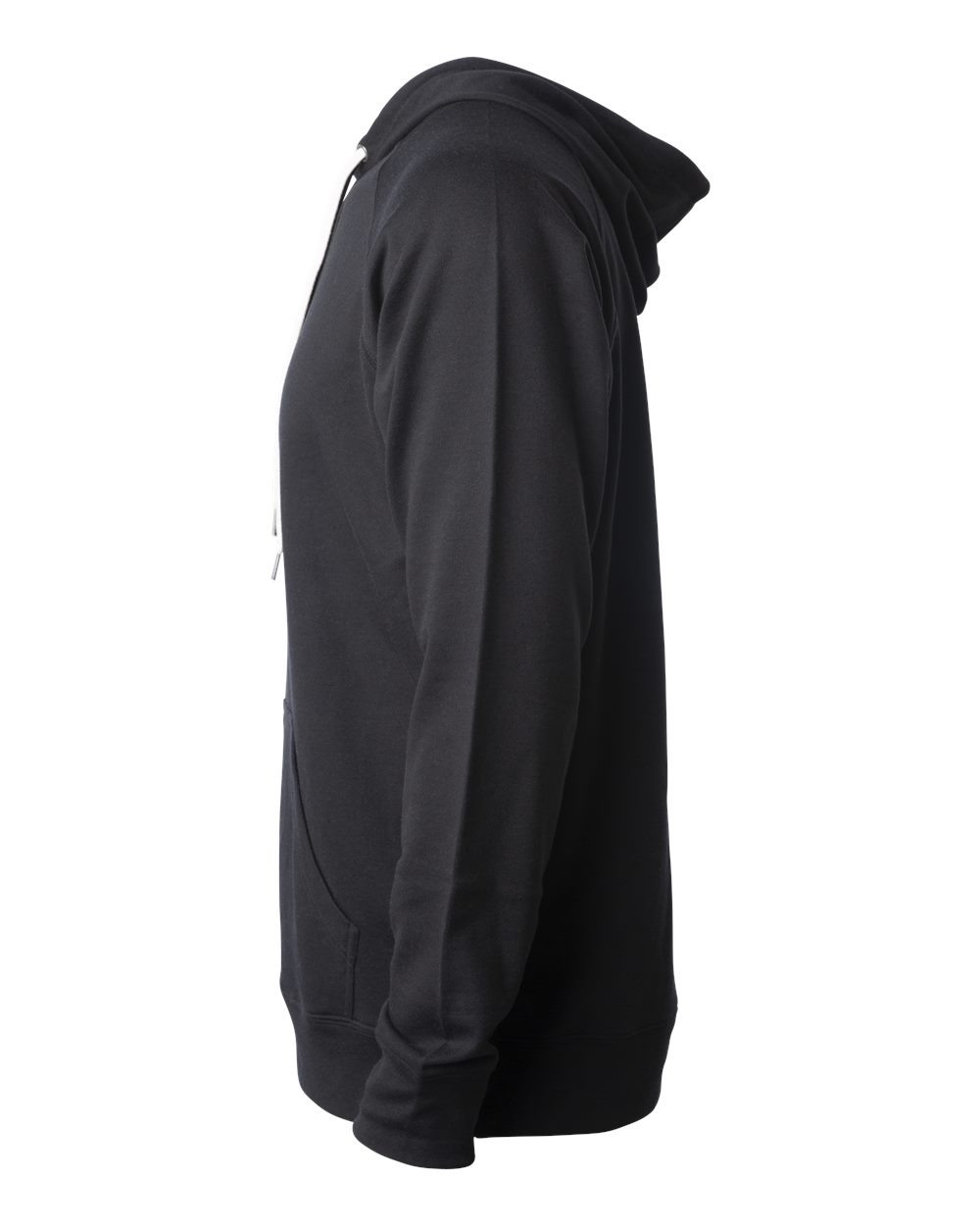 Independent Trading Co. Unisex Icon Lightweight Loopback Terry Hooded Sweatshirt - SS1000 Black
