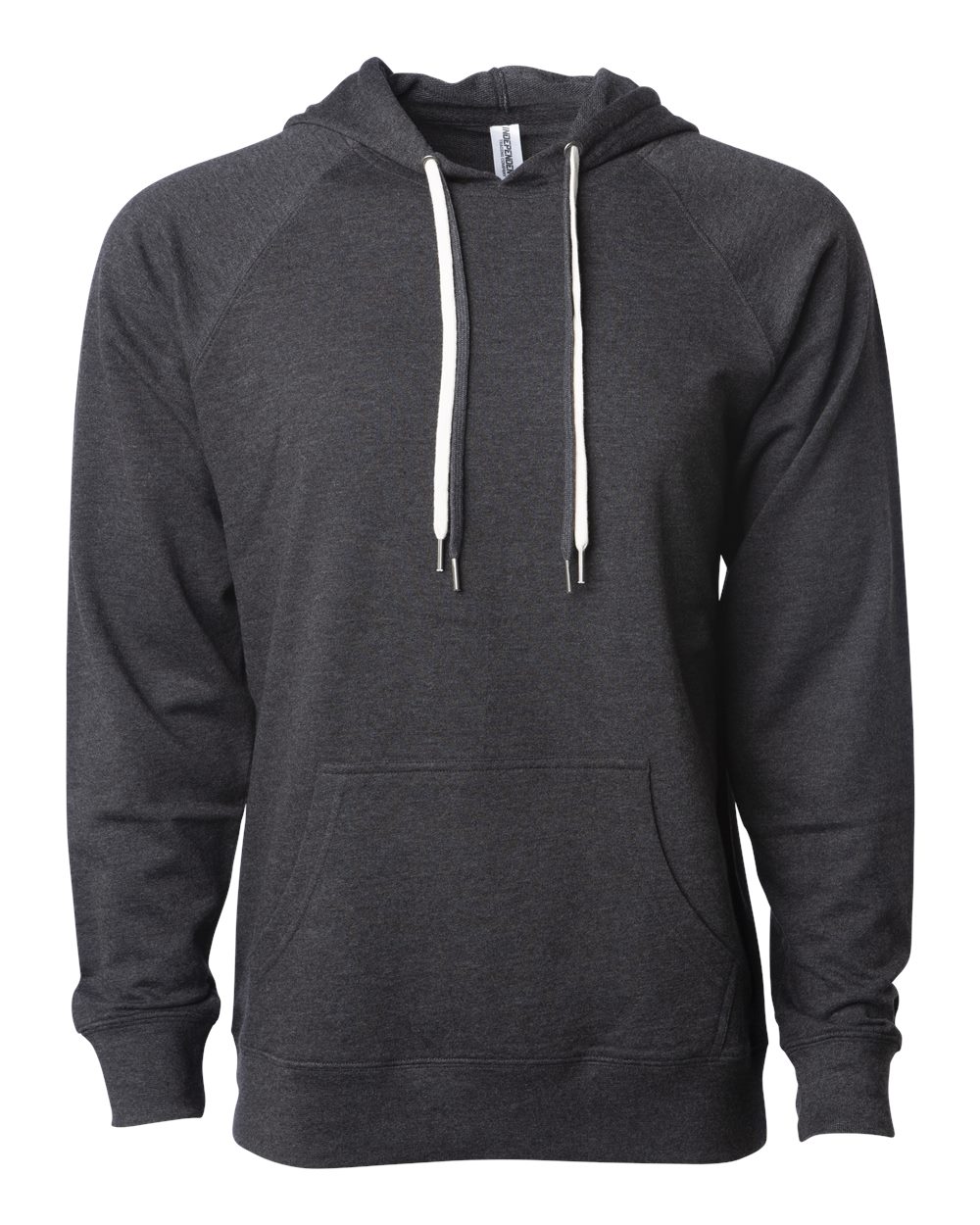 Independent Trading Co. Unisex Icon Lightweight Loopback Terry Hooded Sweatshirt - SS1000 Charcoal Heather