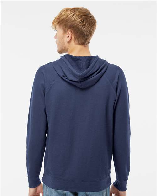 Independent Trading Co. Unisex Icon Lightweight Loopback Terry Hooded Sweatshirt - SS1000 Indigo