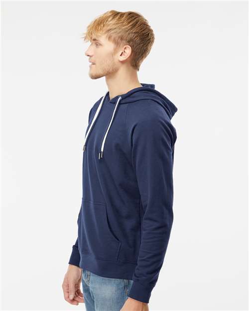 Independent Trading Co. Unisex Icon Lightweight Loopback Terry Hooded Sweatshirt - SS1000 Indigo