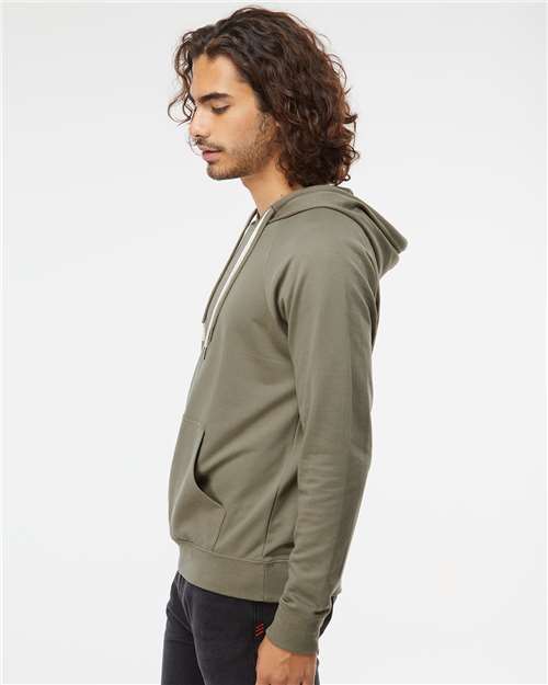 Independent Trading Co. Unisex Icon Lightweight Loopback Terry Hooded Sweatshirt - SS1000 Olive