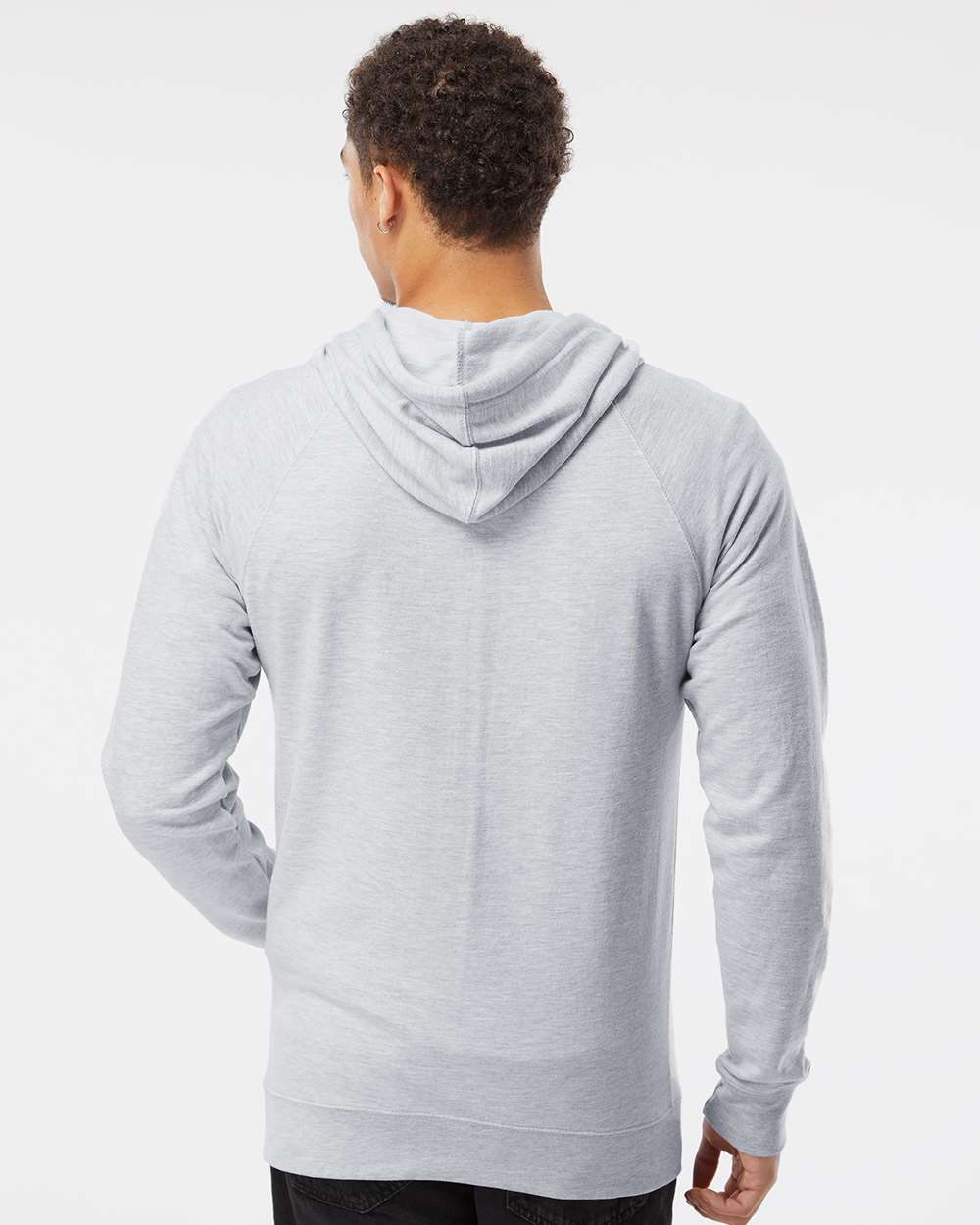 Independent Trading Co. Unisex Icon Lightweight Loopback Terry Hooded Sweatshirt - SS1000 Athletic Heather