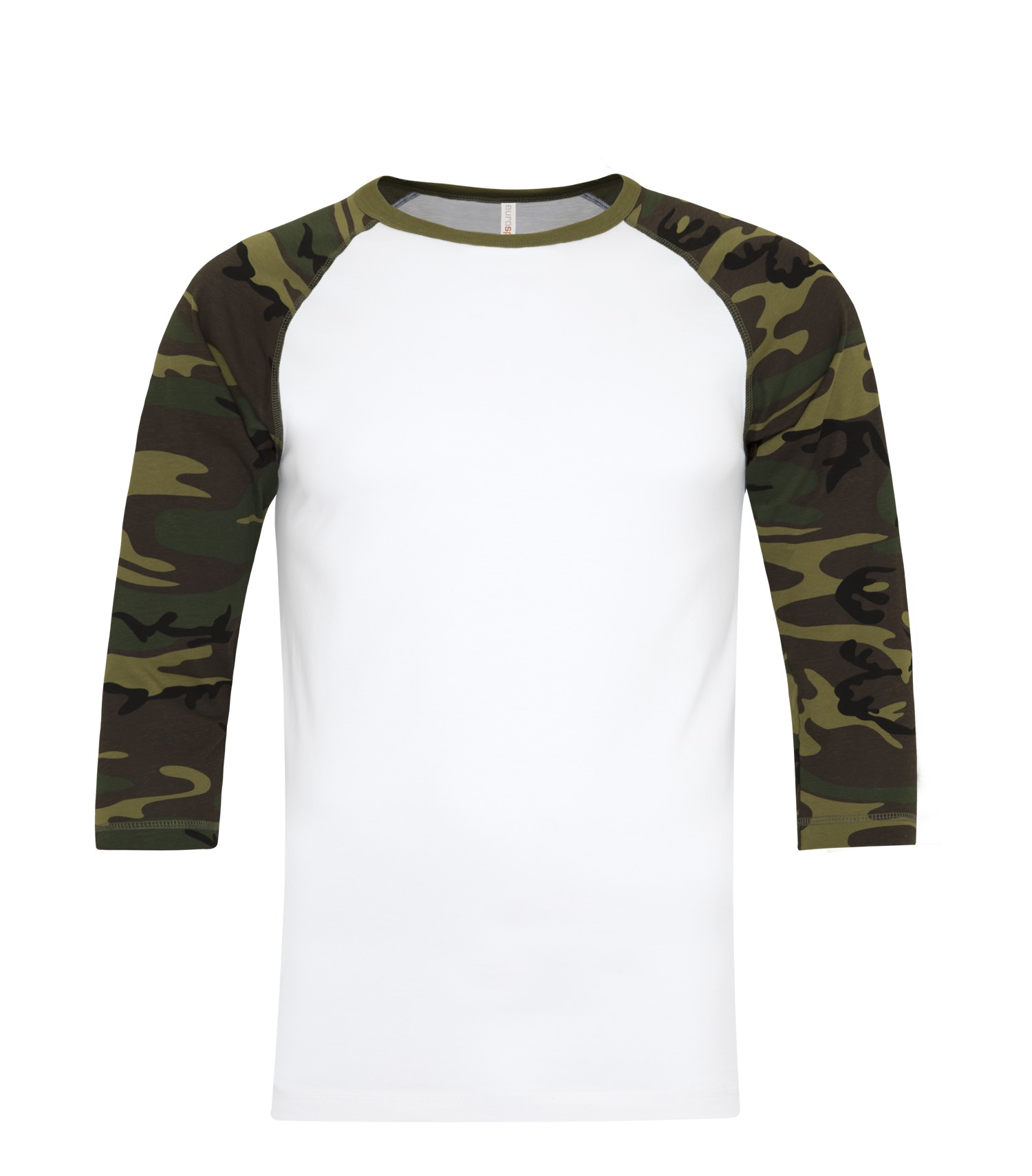 ATCᴹᶜ EuroSpunᴹᴰ ATC™ EUROSPUN® RING SPUN BASEBALL TEE. ATC0822 White-Camo