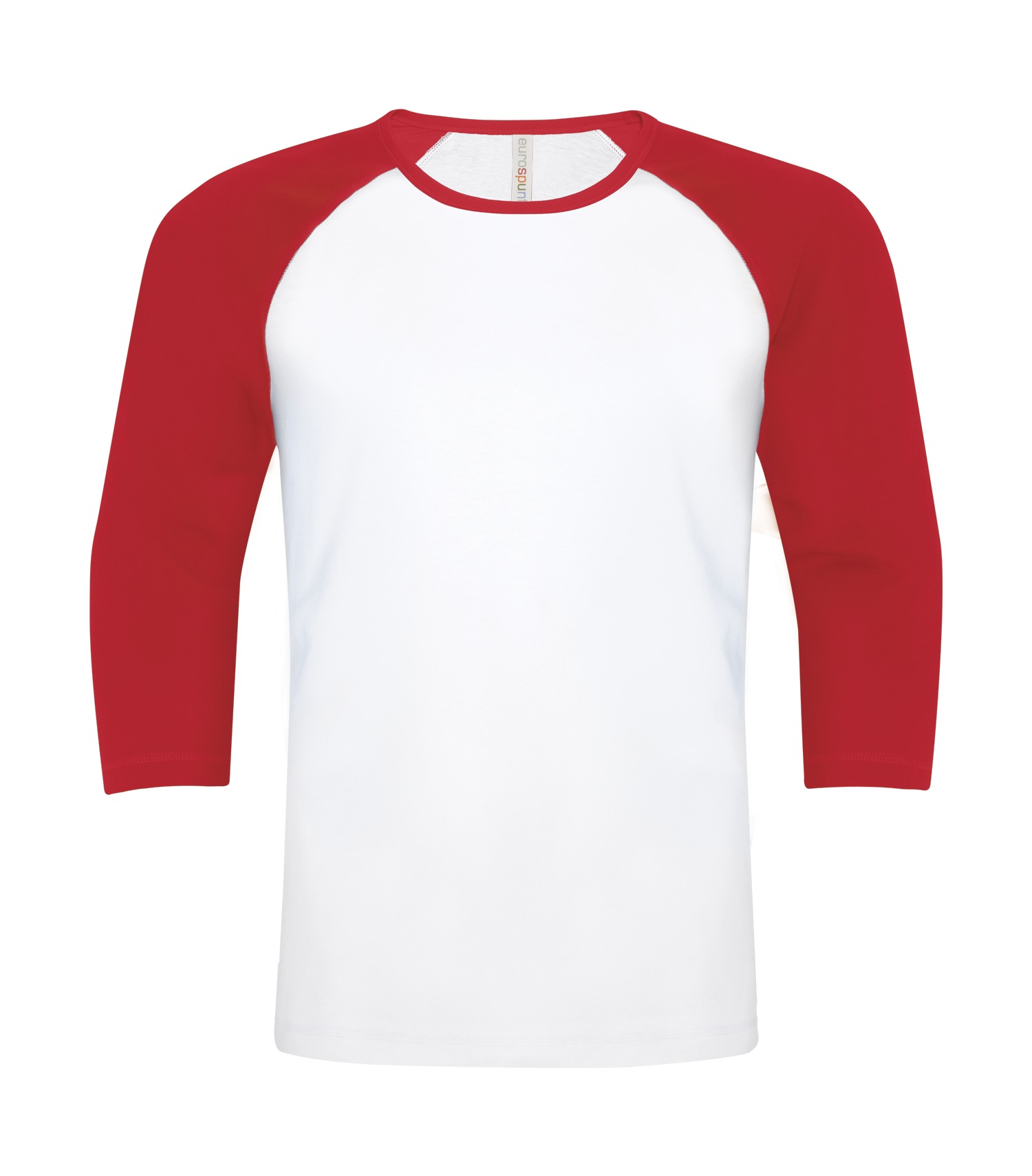 ATCᴹᶜ EuroSpunᴹᴰ ATC™ EUROSPUN® RING SPUN BASEBALL TEE. ATC0822 White-True Red