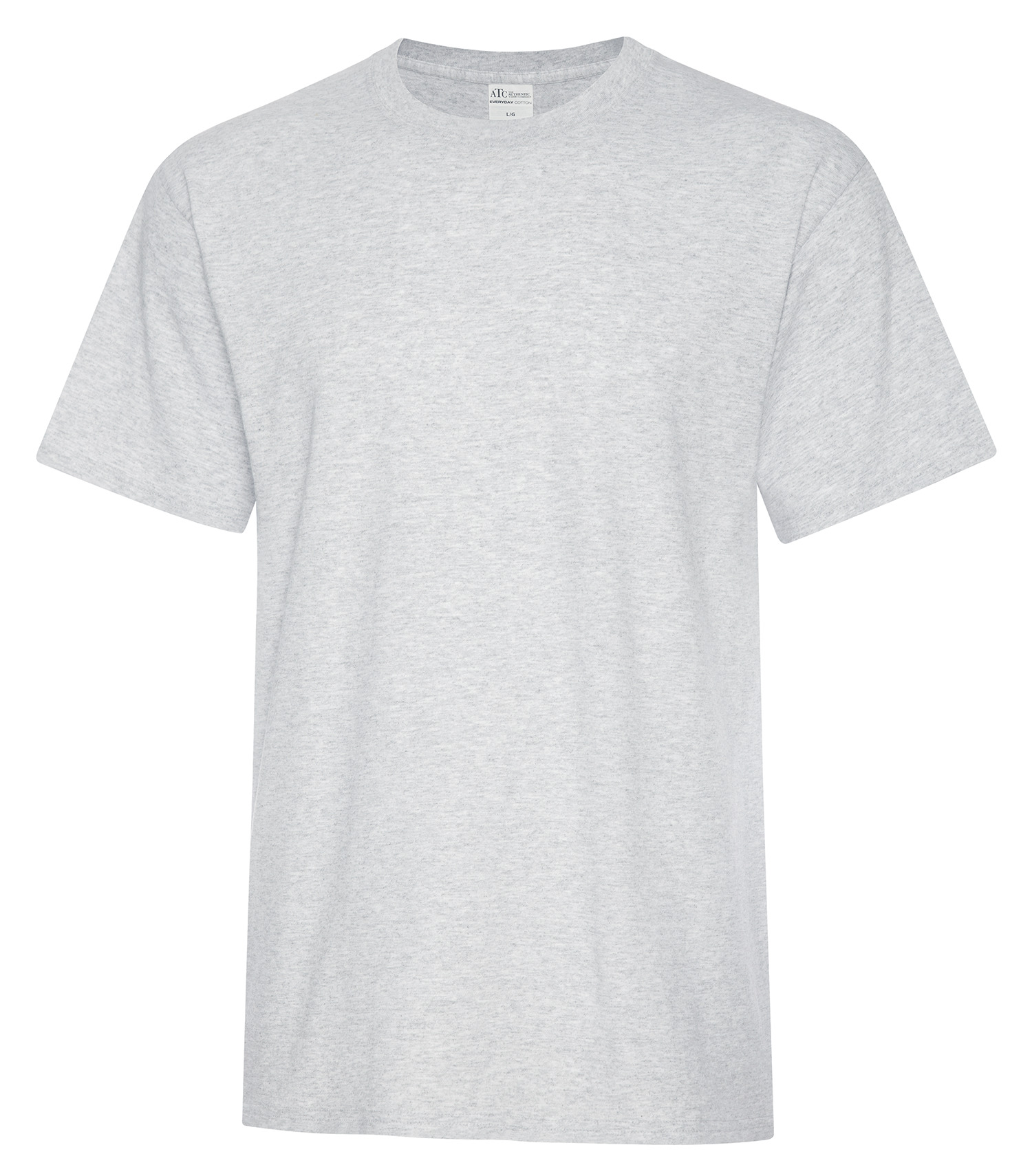 ATCᴹᶜ Everyday Collectionᴹᴰ ATC™ EVERYDAY COTTON TEE. ATC1000 Ash Grey***
