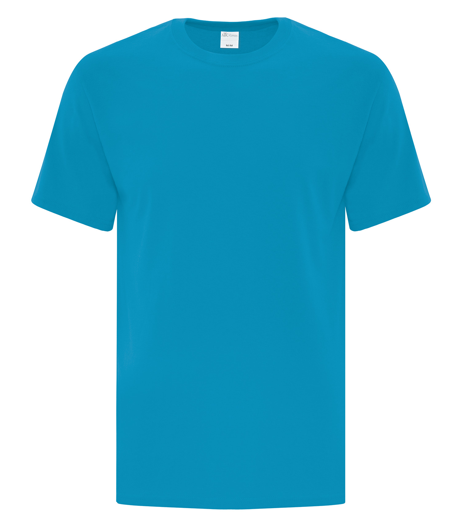 ATCᴹᶜ Everyday Collectionᴹᴰ ATC™ EVERYDAY COTTON TEE. ATC1000 Neon Blue Heather**